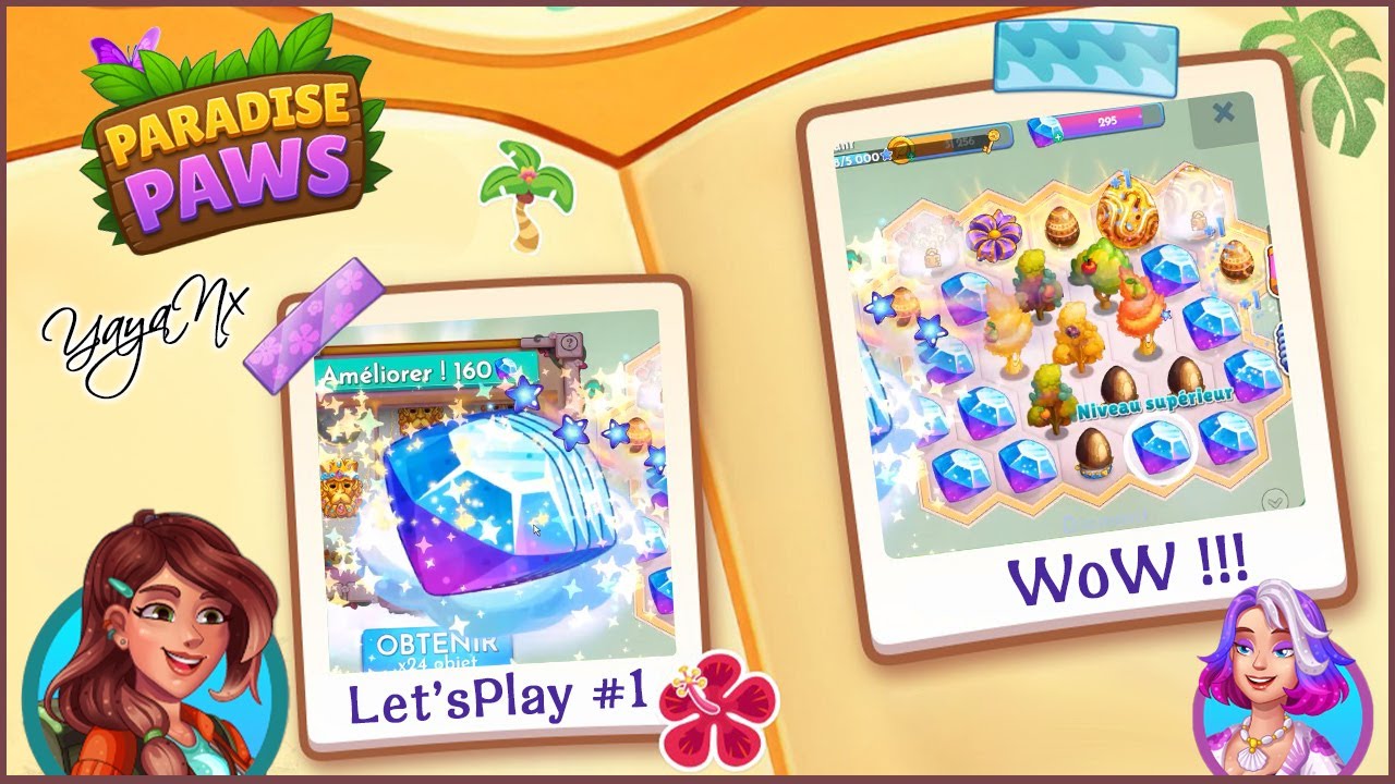 Paradise Paws: Merge Animals FR - Let'sPlay #1