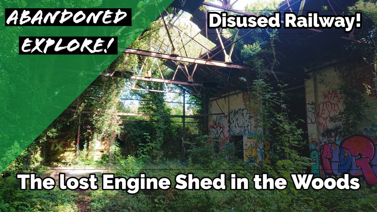 Chellaston Quarry Engine Shed Abandoned and Lost in the Woods