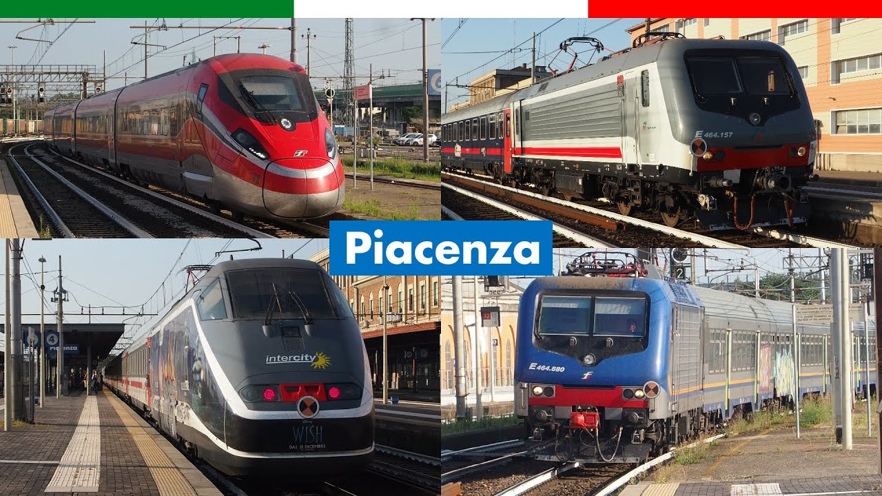 Lo Spettacolo dei treni estivi a Piacenza - Merci, Passeggeri & AV a Piacenza!