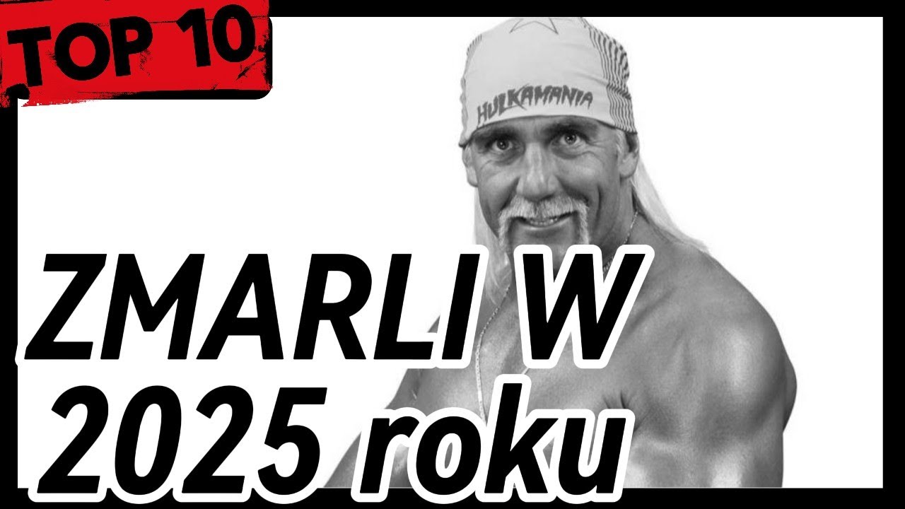 Znane osoby kt&oacute;re zmarły w 2025 roku