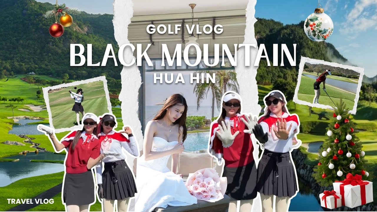🎄🎅🏼Vlog | Black Mountain วันคริสมาส พักที่ Devasom Hua Hin 🌊🐬⛳️