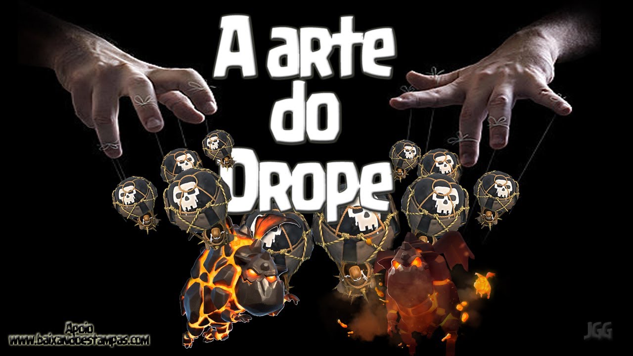 A Arte do Drope!!! As Variações do Melhor Ataque Aéreo!!! Clash of Clans.