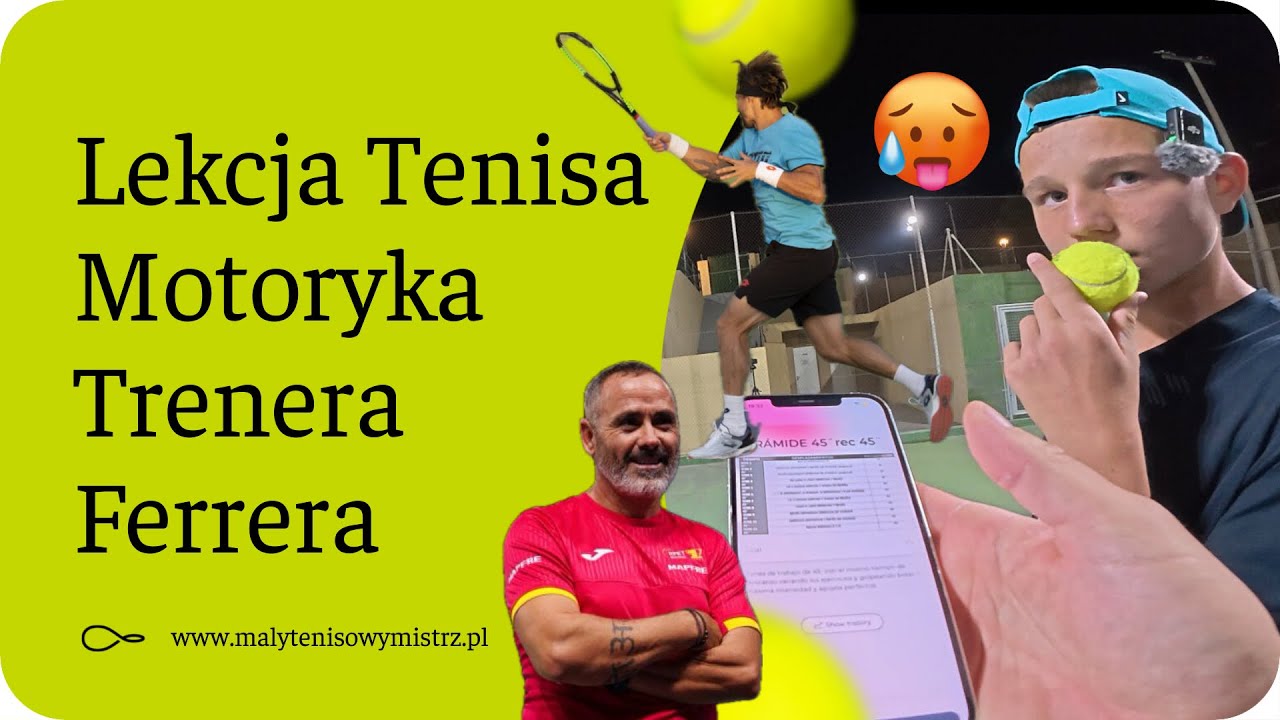 32. Lekcja Tenisa - Motoryka od trenera Davida Ferrera  | Trening Tenisowy 