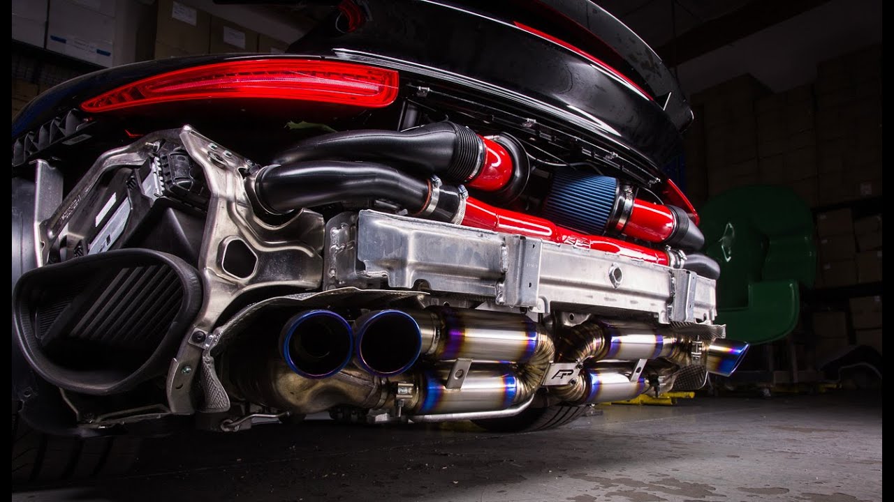 Porsche 991 Turbo Exhaust Sound with Agency Power Titanium Exhaust, Intake and Y-Pipe