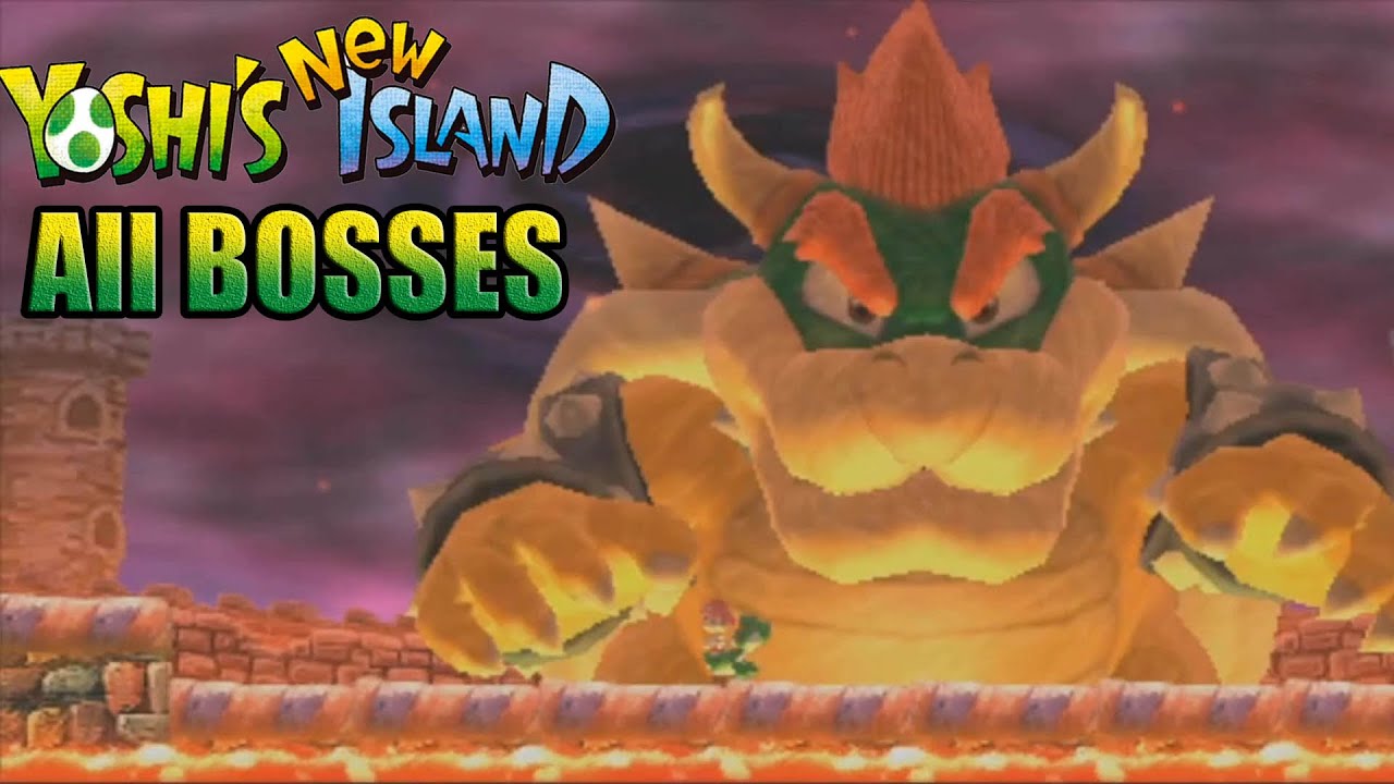 Yoshi's New Island All Bosses