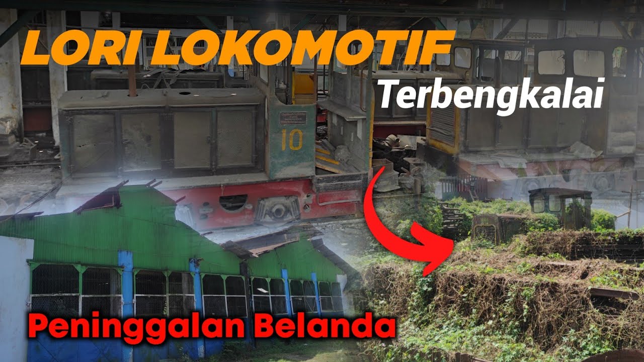 Lori tebu Lokomotif yang menjadi ikonik bersejarah namun kini menjadi rongsokan 😭