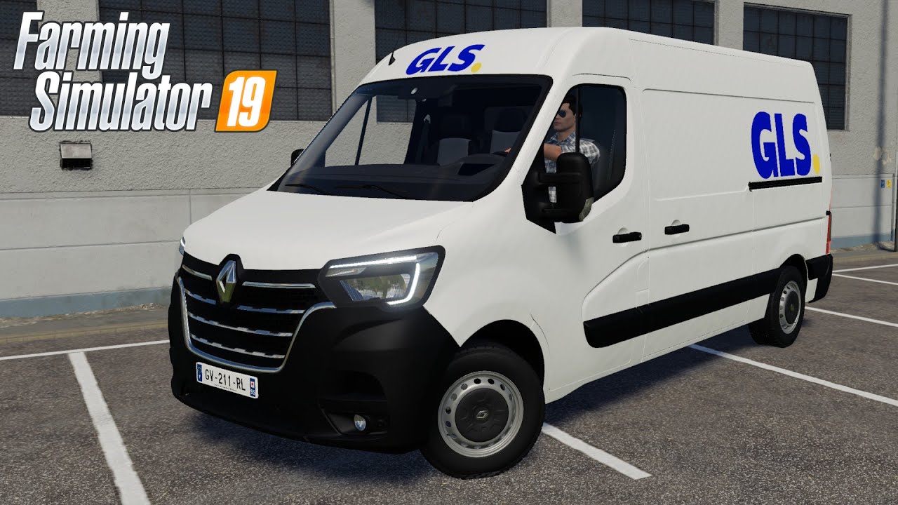 FS19 - 2020 Renault Master IV GLS Delivery - Car mod for Farming Simulator 2019 Roleplay