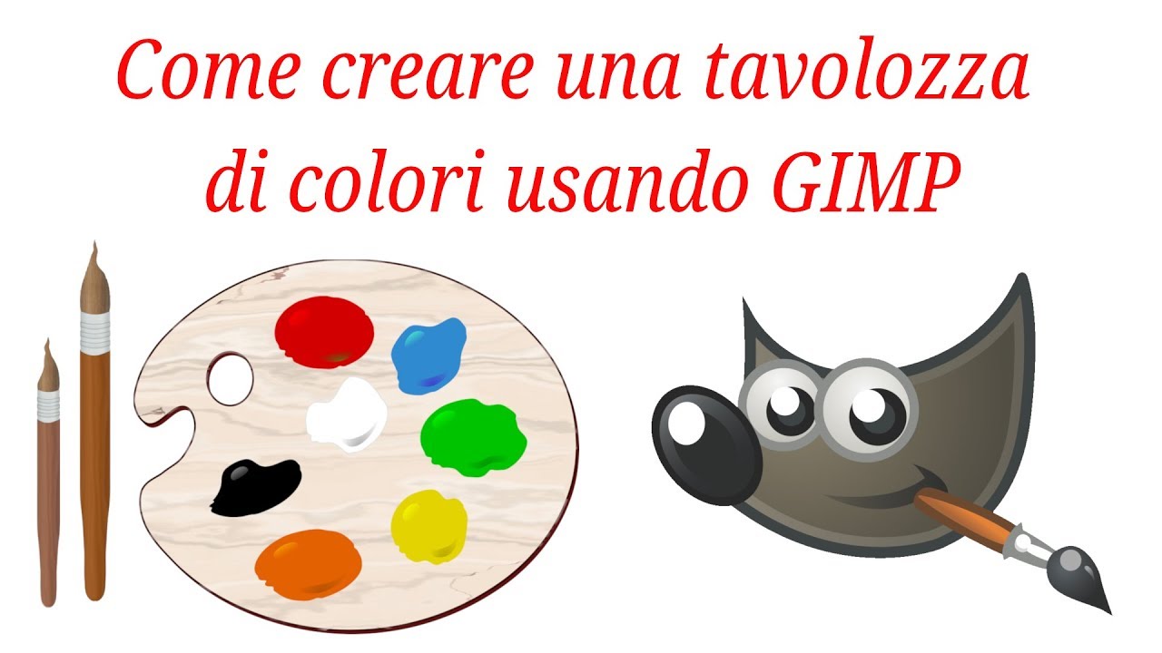 Come creare una tavolozza di colori per i nostri disegni usando GIMP