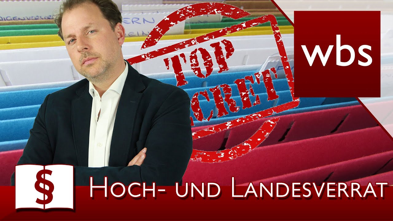 Jura Basics: Was ist Hoch- und Landesverrat? | Rechtsanwalt Christian Solmecke