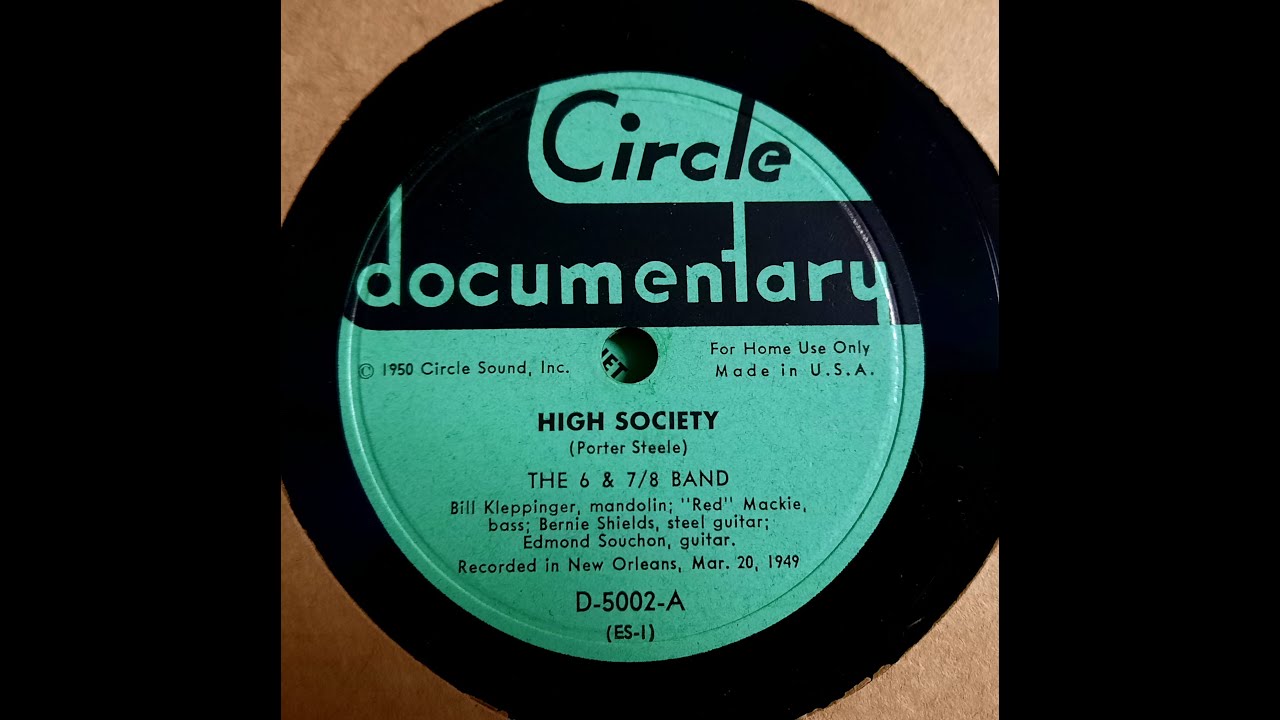 THE 6 & 7 8ths BAND – HIGH SOCIETY – CIRCLE 5002