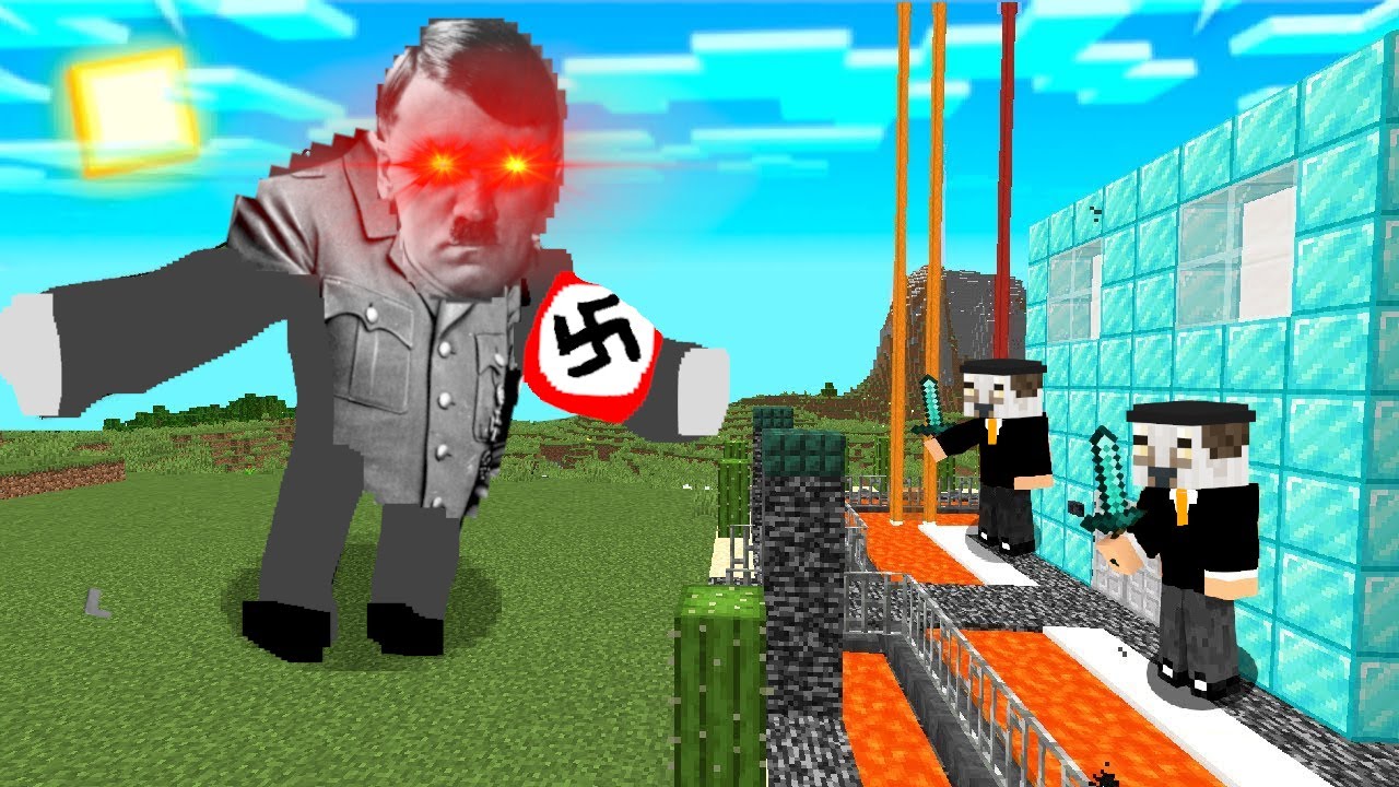 Tajna Baza VS! Adolf Hitler.exe w Minecraft!