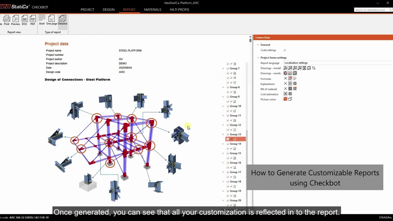 How to Generate Customizable Reports using Checkbot