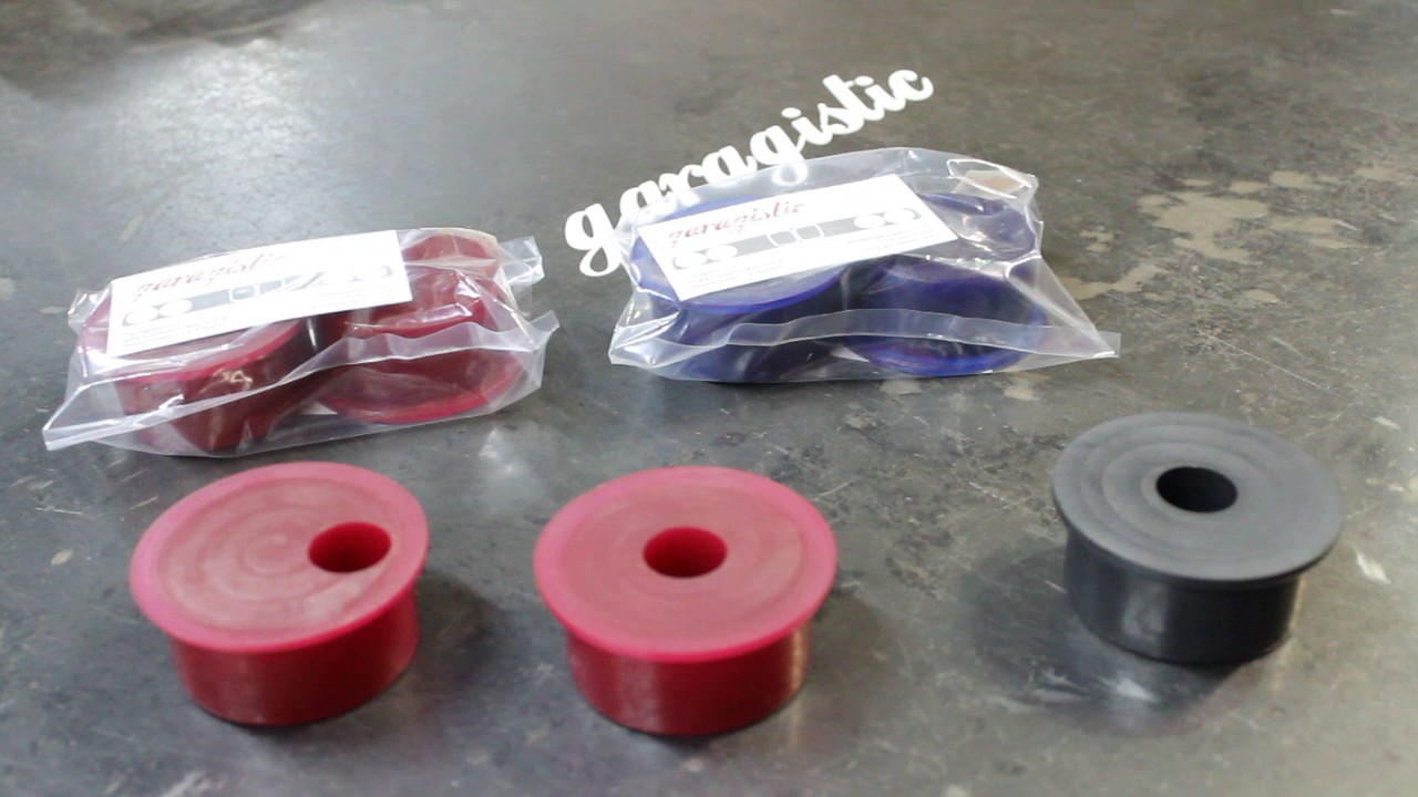 Garagistic: E30 and E36 delrin and poly Front control arm bushing explanation