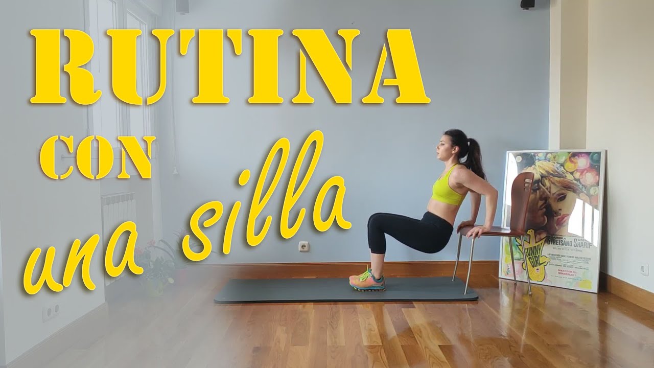 Rutina COMPLETA para trabajar TODO EL CUERPO en casa con una silla