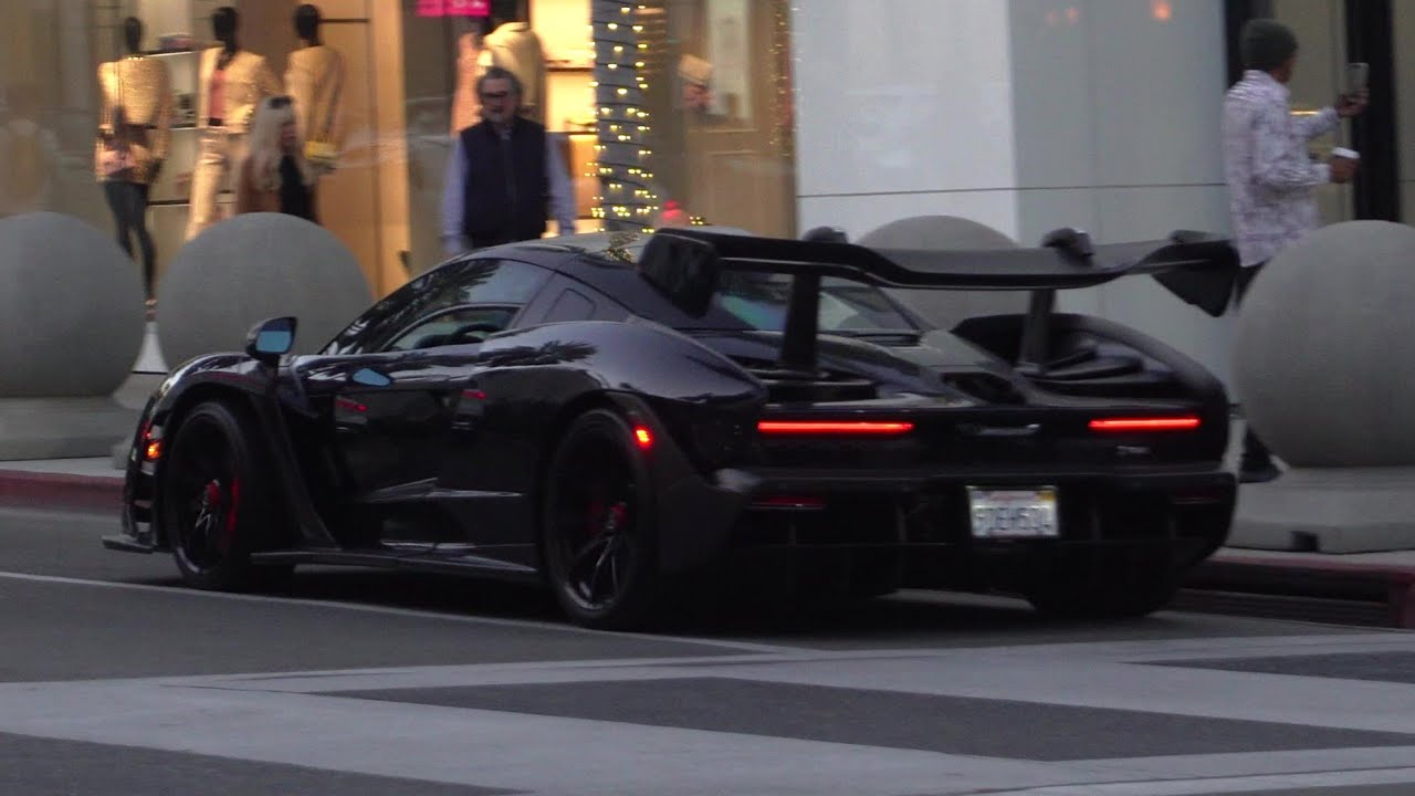 McLaren Senna Driving in Beverly Hills!