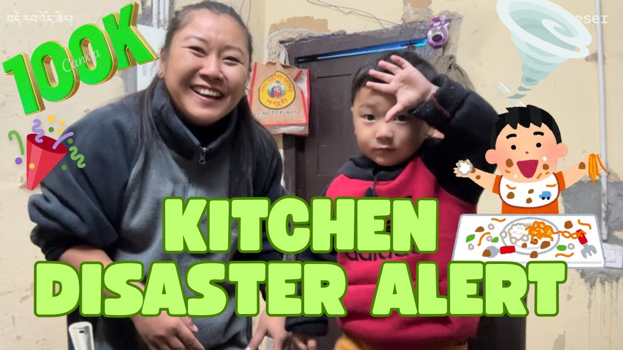 HAPPY 100K 🎉 BAKING 🎂WITH MY SON IS A COMPLETE DISASTER! Kitchen chaos, Happy memories. Derab woeser