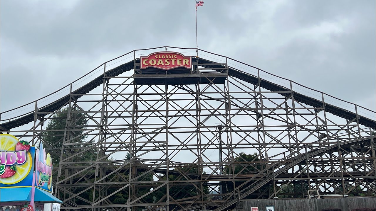 Rollercoasters of the Washington state fair 125th anniversary off ride 