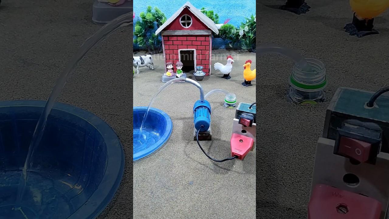 how to make mini village mini motor water pump ideas # 144