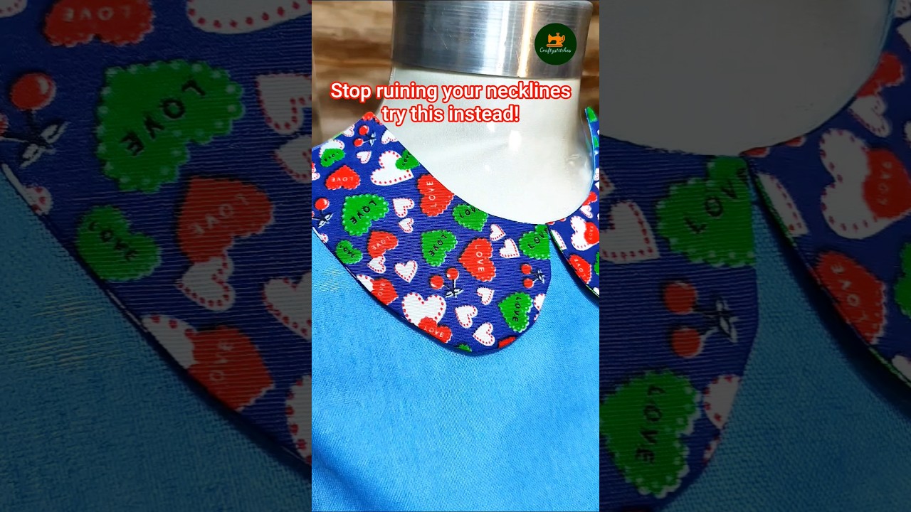 B neckline sewing for a flawless finish.😍