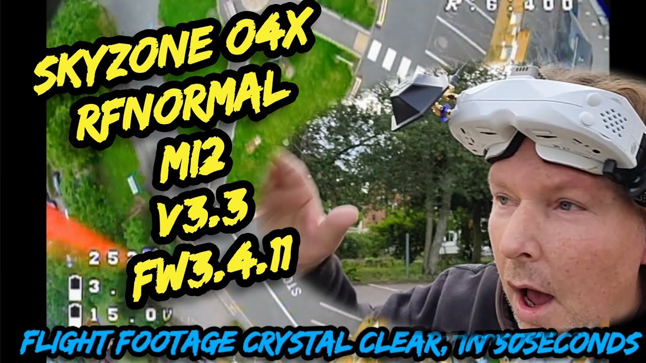 SKYZONE O4X V3.3 IS AMAZING! WATCH AND HEAR THE SETTINGS #SKYZONEO4X #dronesavedmylife