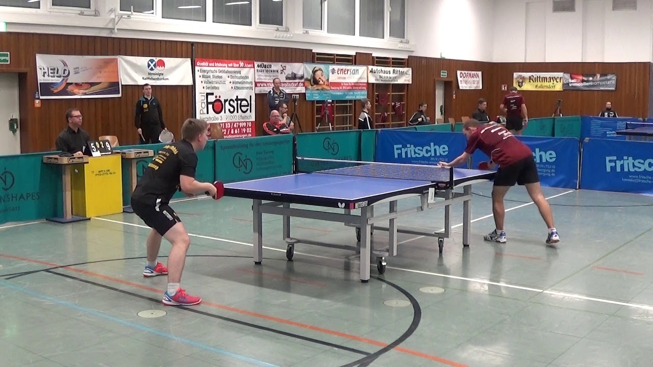 Rattassep vs Daniel Kleinert Modern Defense 2 Bundesliga 3 Table Tennis Effeltrich vs Gruenwettersba