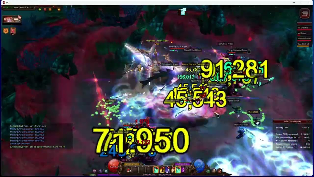 Proyecto Slayer Episodio 4 Test Blu Eye Swords Max Alfheim Server Mu online WEbzen ss20