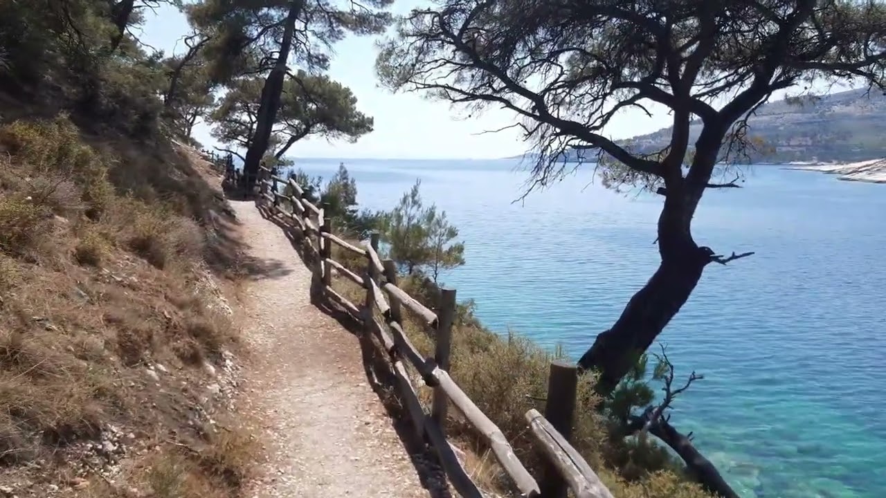 [4K] Walking in Aliki, Thassos from the Beach to the Stone Quarry