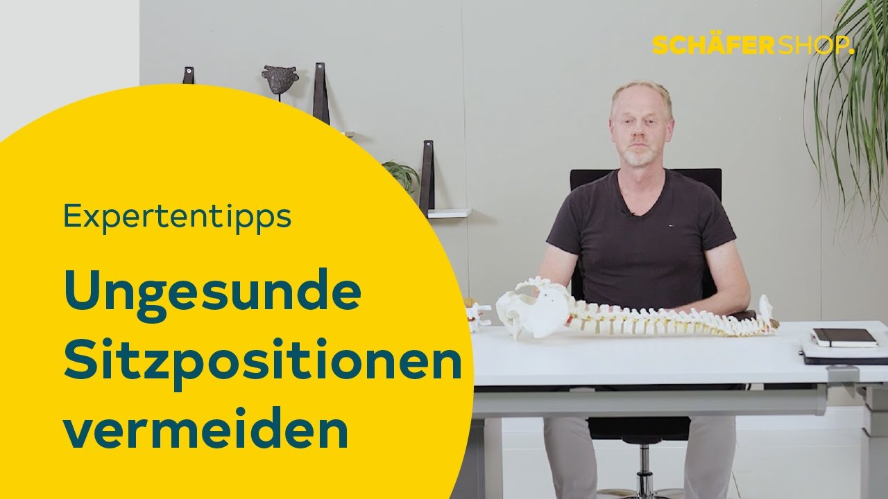 Top 3 der sch&auml;dlichsten Sitzpositionen, die du vermeiden solltest | Expertentipps