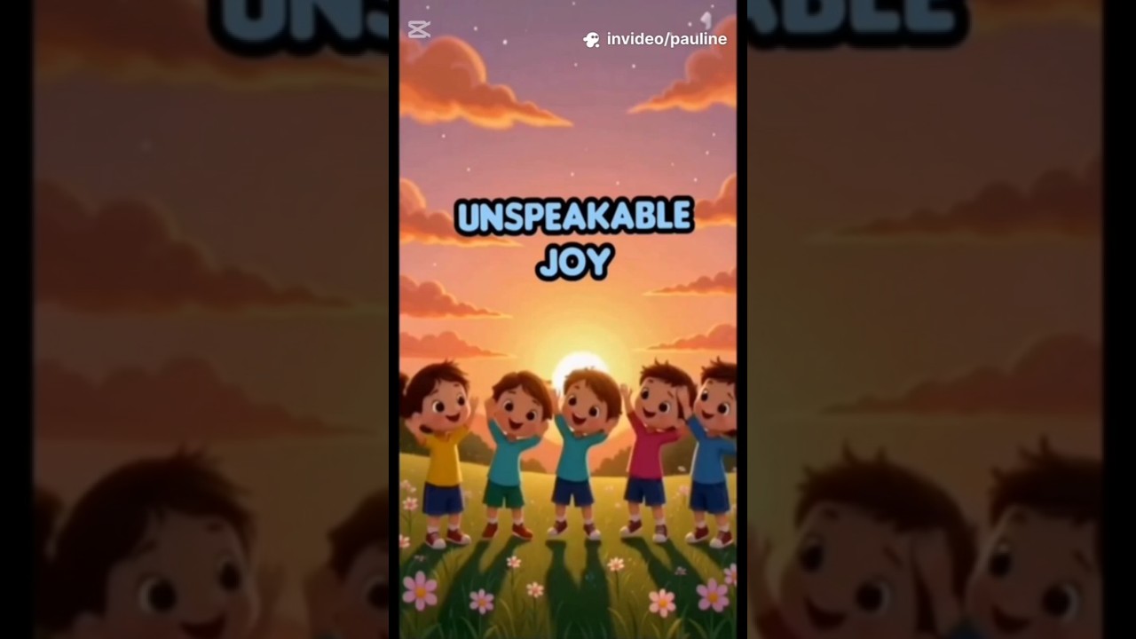 Benefits of Worship 1(Unspeakable Joy)! (Ages 4-8) 