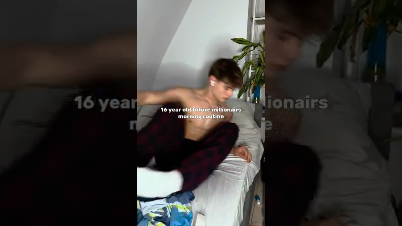Future millionaire morning routine at 16 (Gym & ice bath)