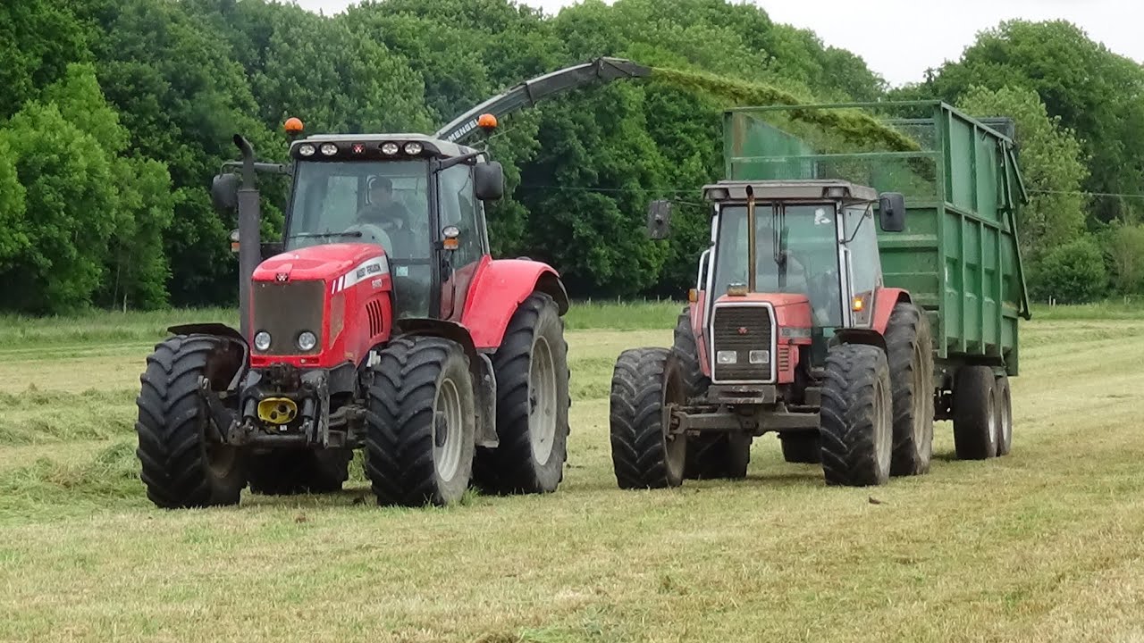 Silage 2022 -Lifting with Reco Mengele, Massey Fergusons & John Deeres plus ford 7810 silver jubilee