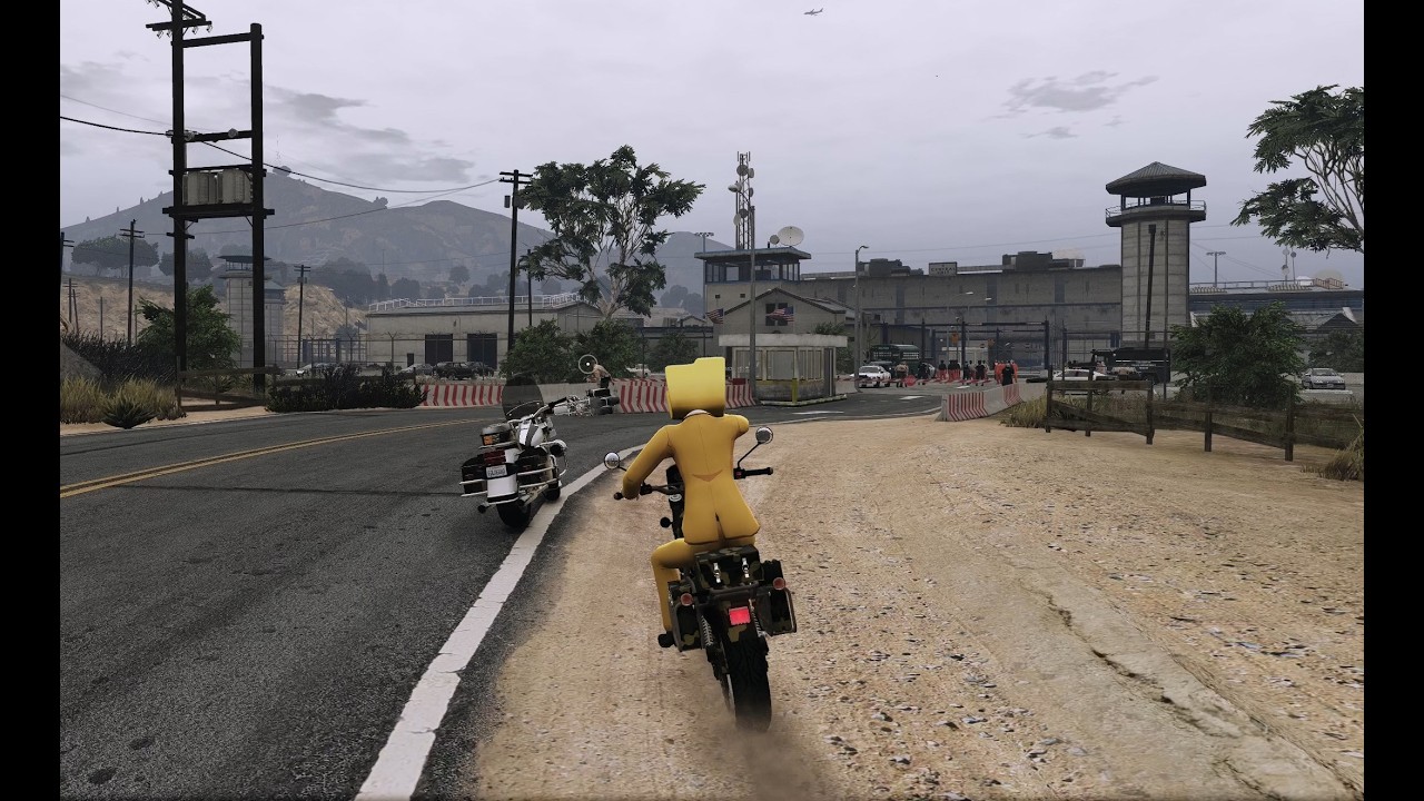 GTA V RDE - Freeing Prisoners + 10 Star Escape