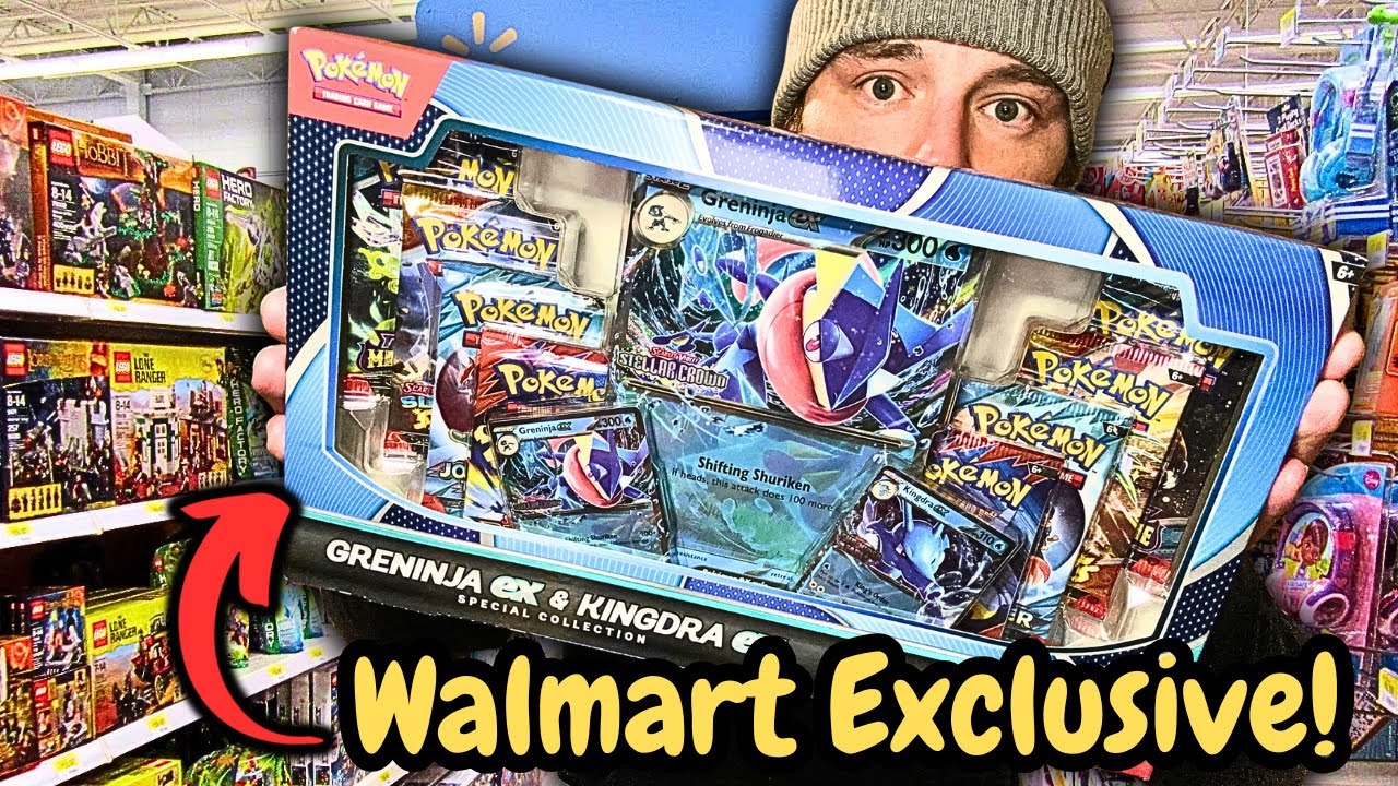 Эксклюзивное открытие коробки с покемонами в Walmart в честь Чёрной пятницы! Грениндзя и Киндра!