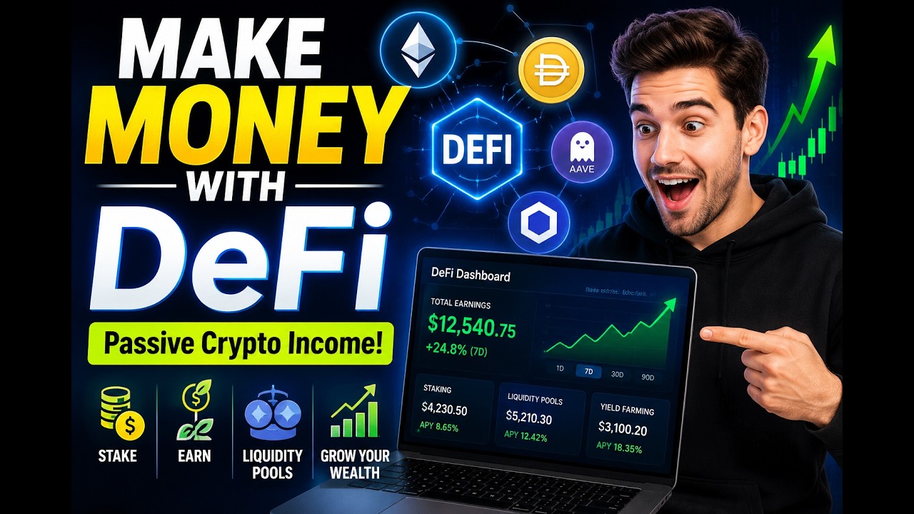How to Make Money With DeFi Platforms in 2026 | Beginner&rsquo;s Guide to Passive Crypto Income