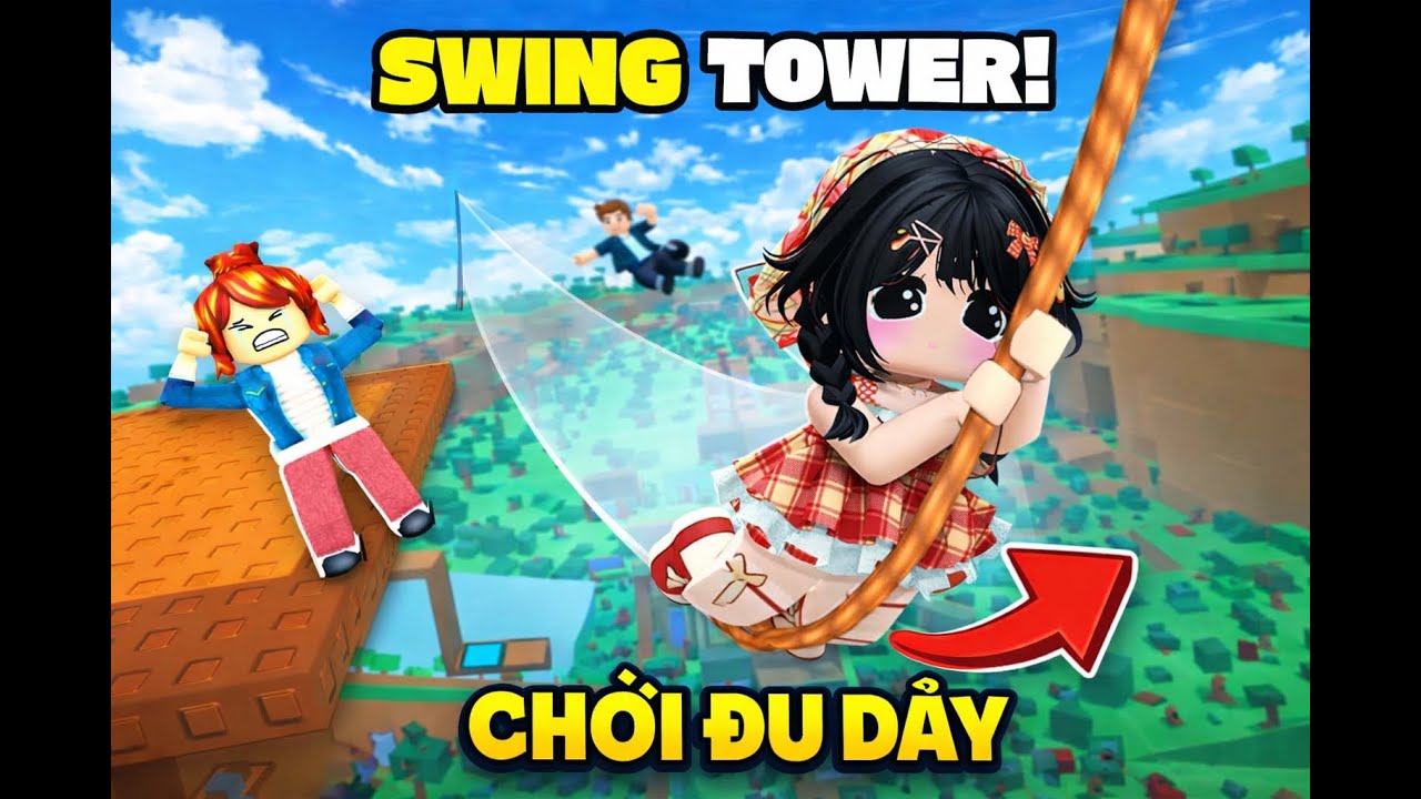 CHƠI ĐU DÂY ROBLOX 😱 | Chỉ Cần Trượt Tay Là RƠI NGAY!