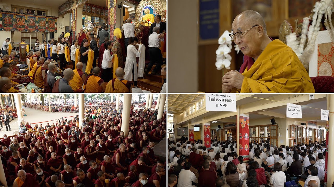 Taiwanese devotees offer ‘Tenshug’ to the Dalai Lama