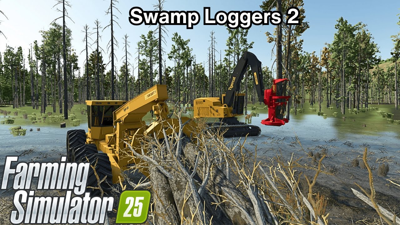 Logging in a Swamp #2 (Farming Simulator 25)