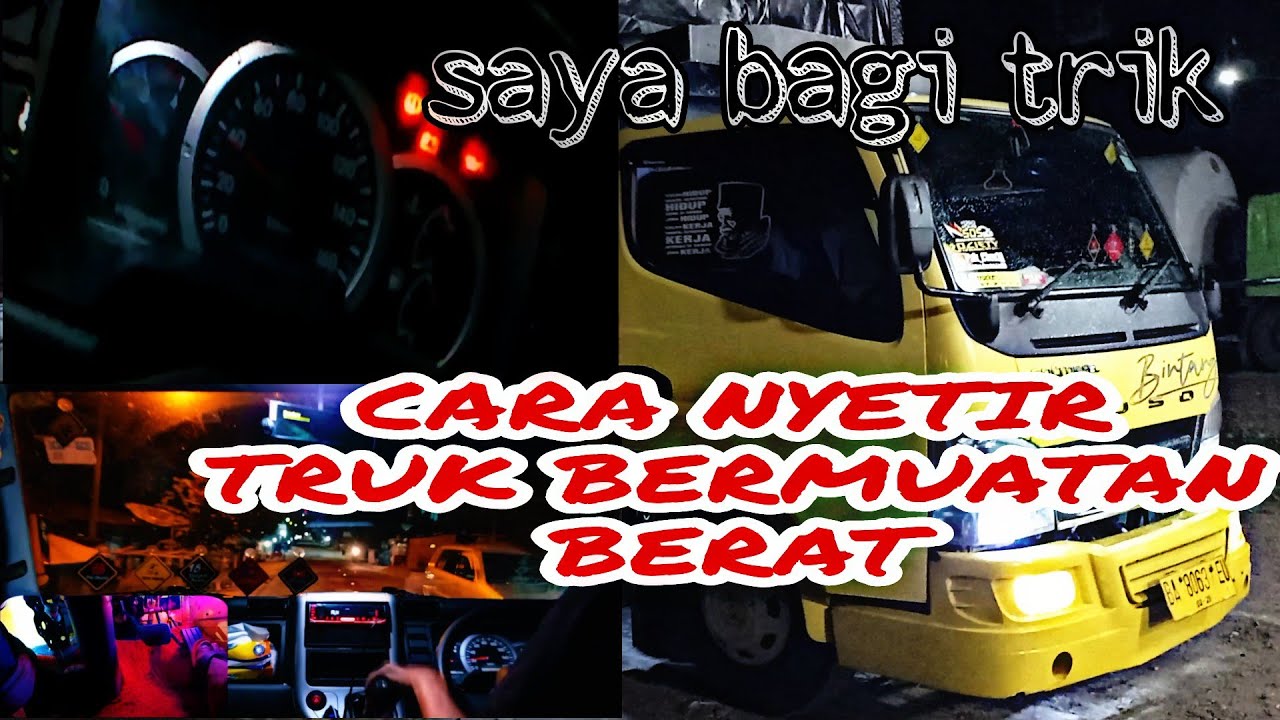 SAYA BAGIKAN TUTORIAL MENGEMUDI TRUK CANTER BERMUATAN BERAT YA BOSQUEE🤫