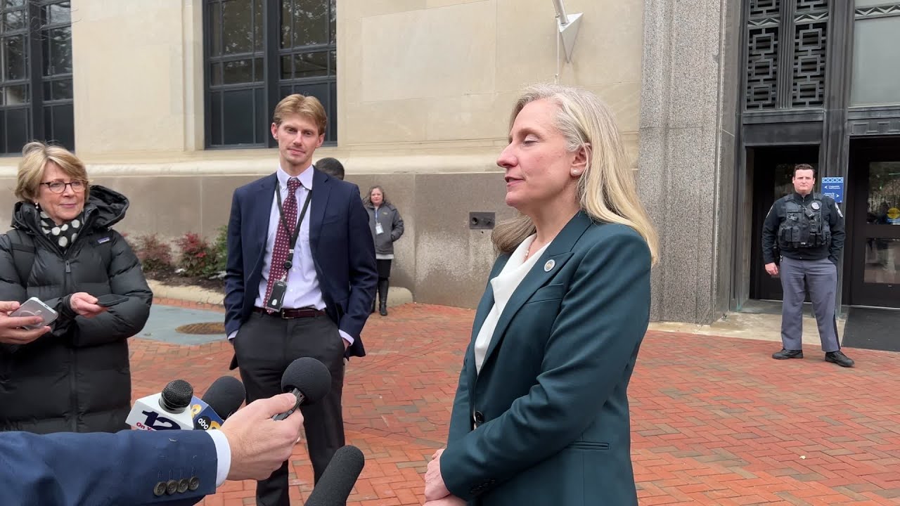 Gov. Abigail Spanberger speaks about U.S. Immigration and Customs Enforcement