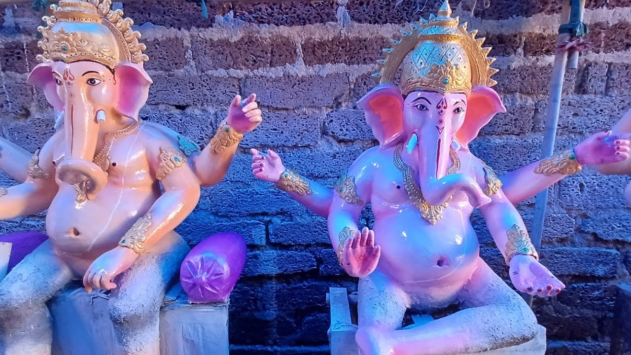 new technique Ganesh Murti structure making 2024#narayan_sahoo01 #ganapatibappamorya #ganeshmurti