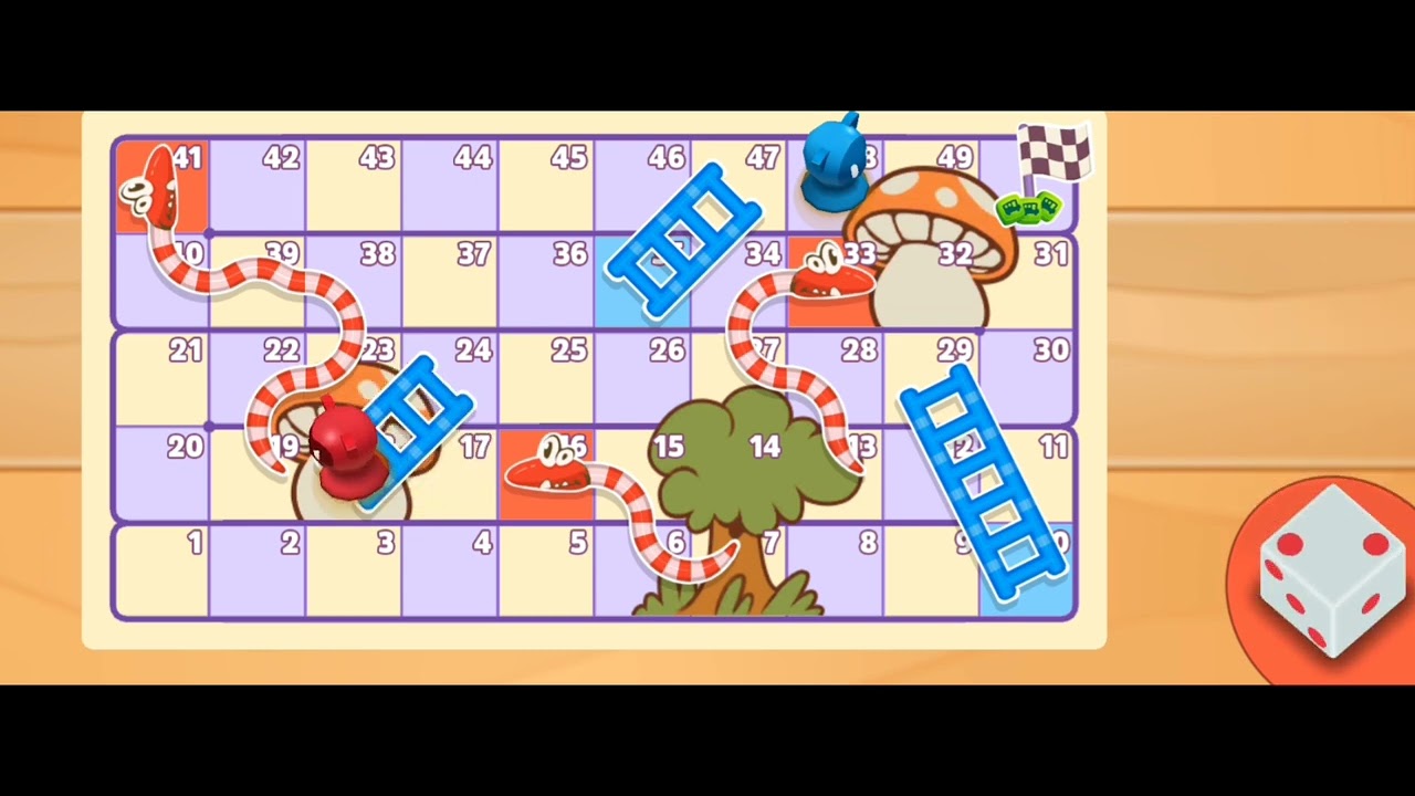 snakes and ladders game from my talking tom and friends