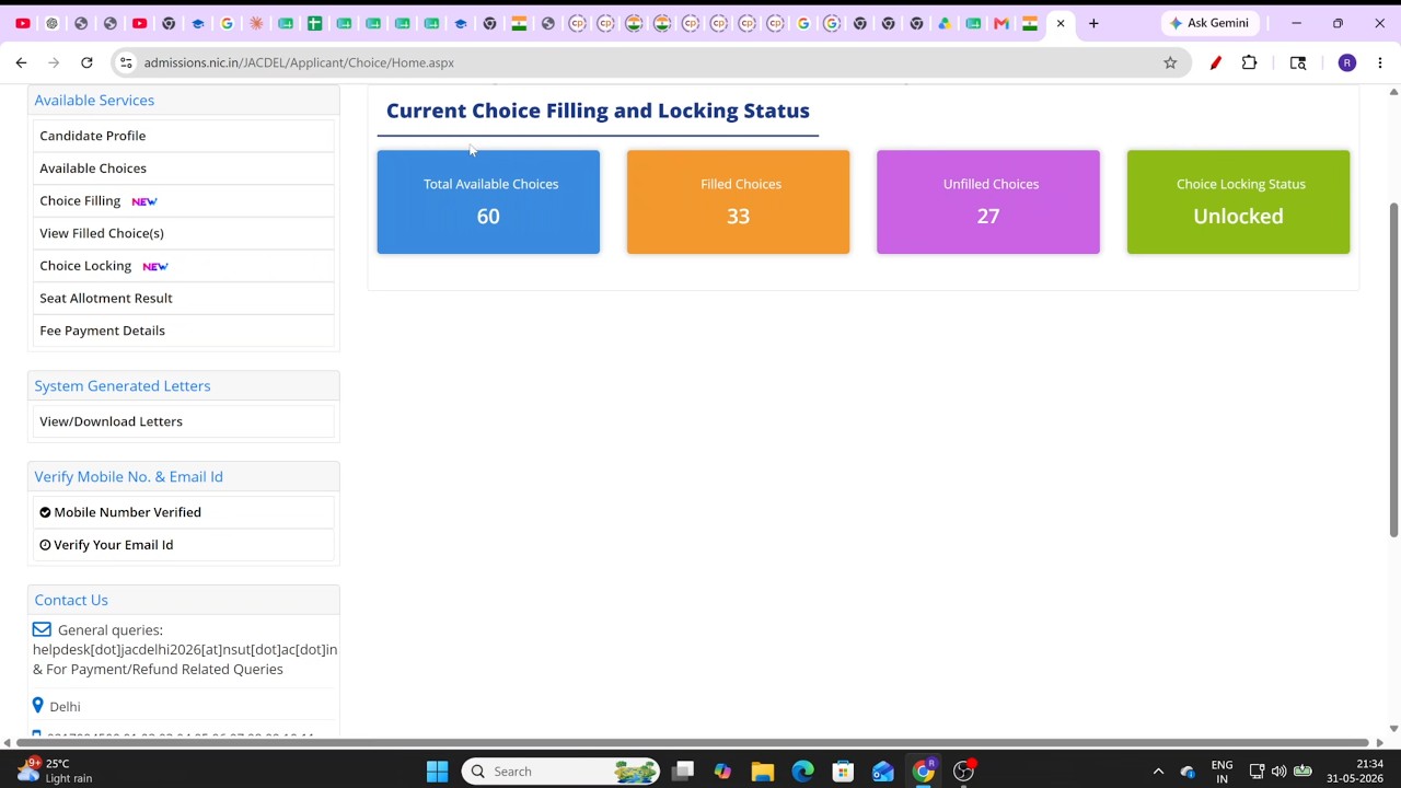 How to do step by step choice filling for jac delhi counselling 2026 🔥 | BEST CHOICE FILLING ORDER