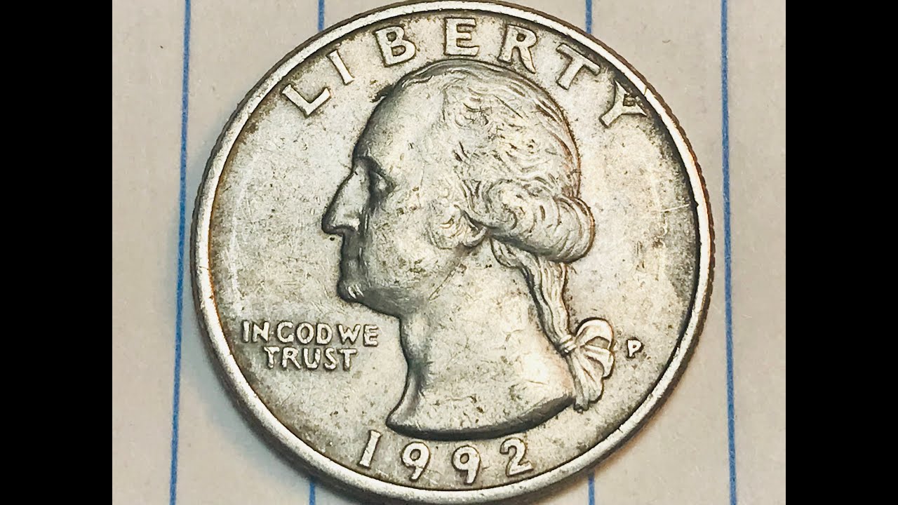 $96 Million Minted- US 1992 P Quarter Dollars Worth Plenty - MS 65 $20 - United States Washington