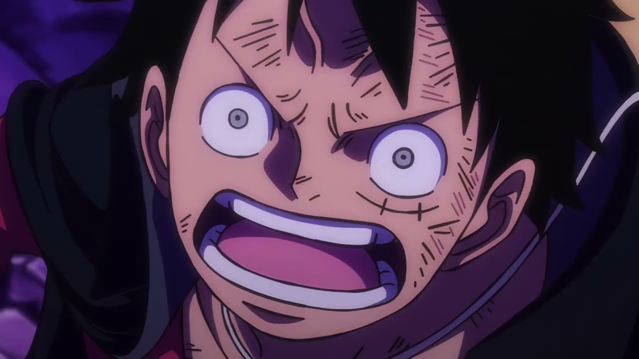 Luffy and Kaido Throw Hands 4K 60FPS - One Piece 1026