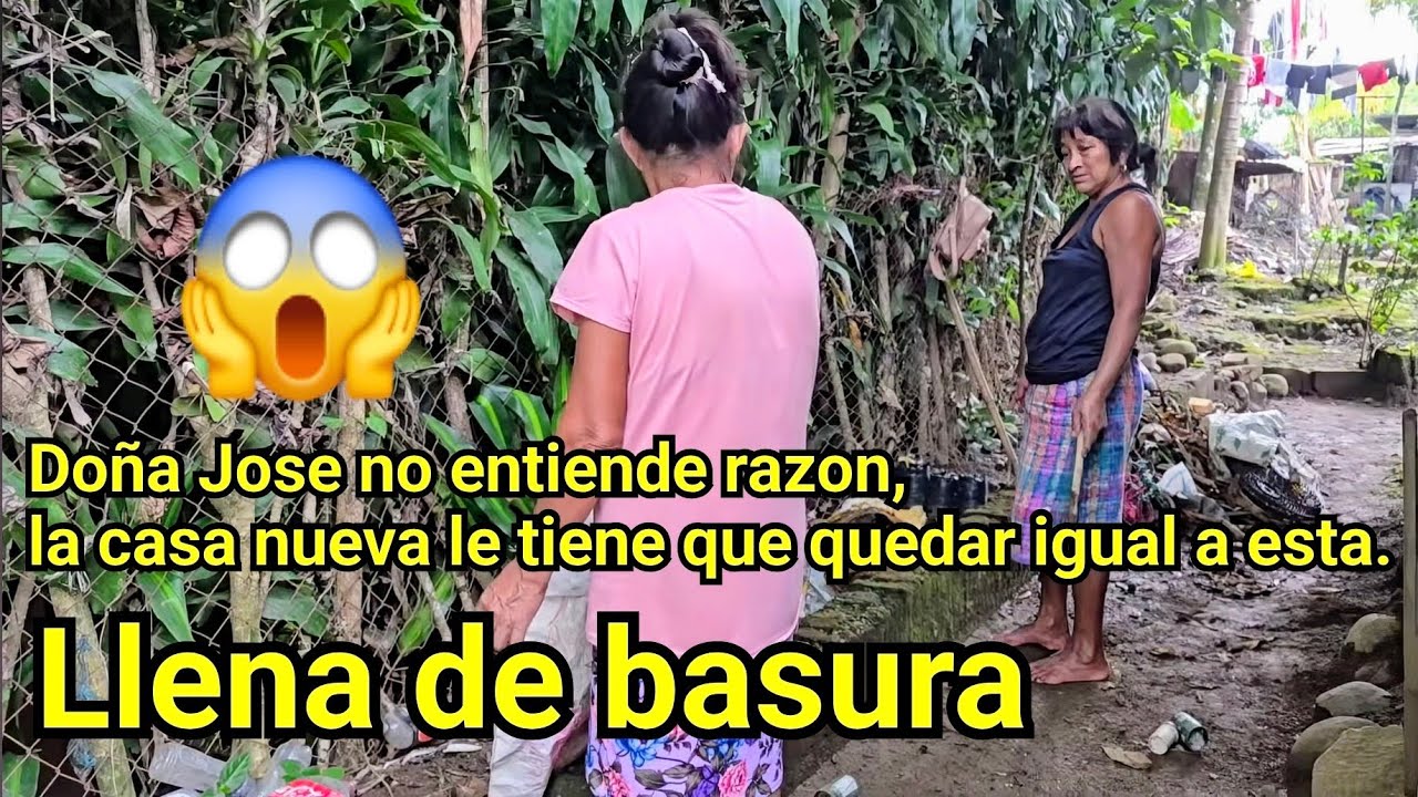 😱😢¿QUÉ PASARÁ POR LA MENTE DE DOÑA JOSE? ¿LE DA TRISTEZA SEPARARSE DE SU BASURAL?😱😢