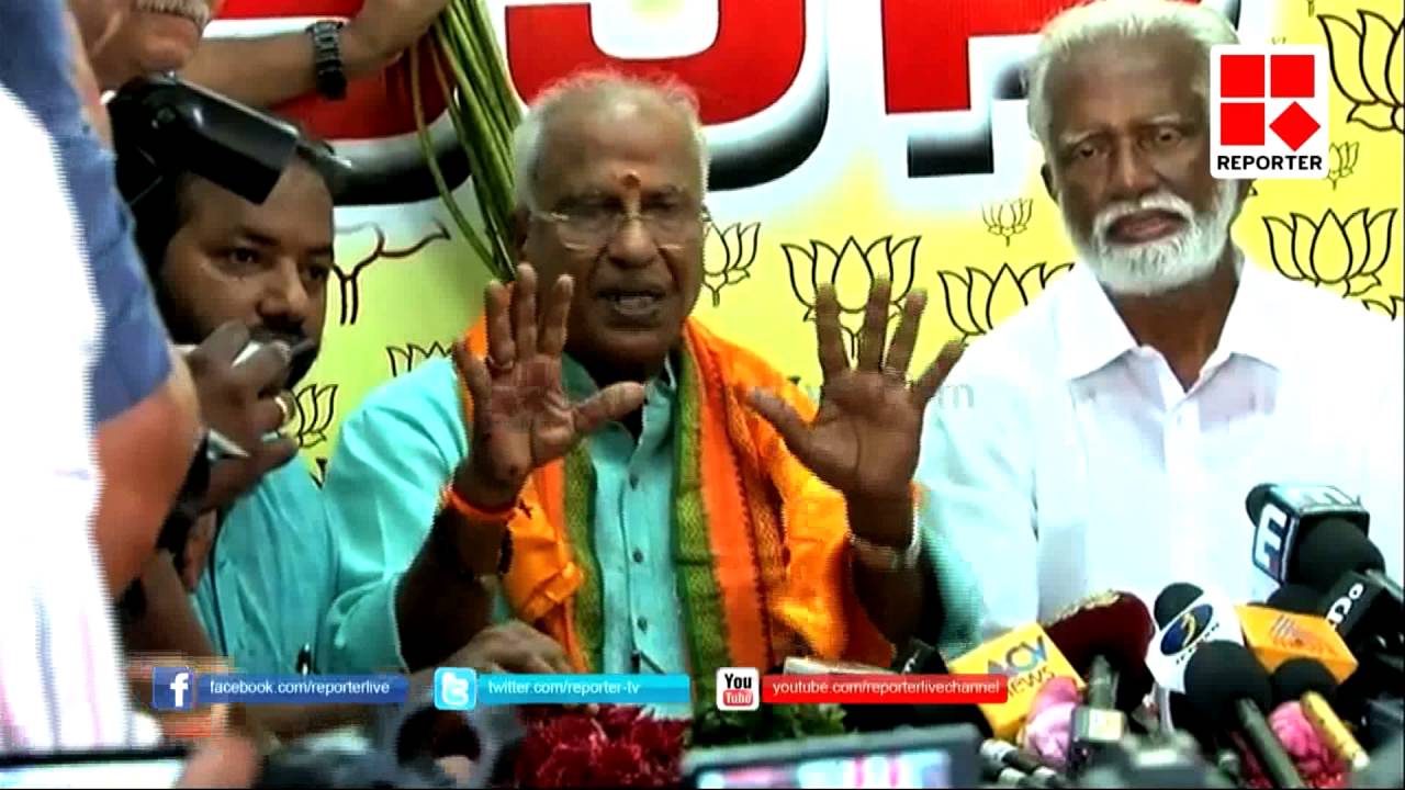 Press meet of O Rajagopal after  won of assembly election