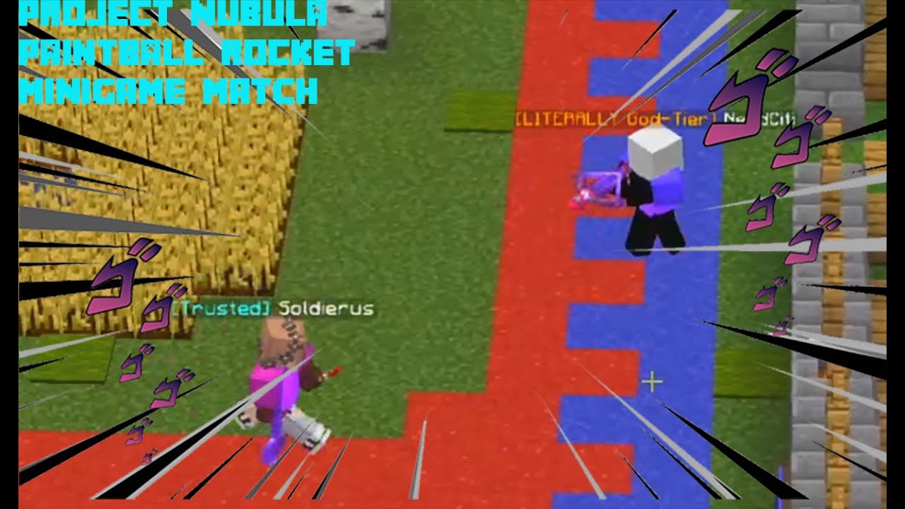 Project Nebula PaintBall Rocket Minigame Match