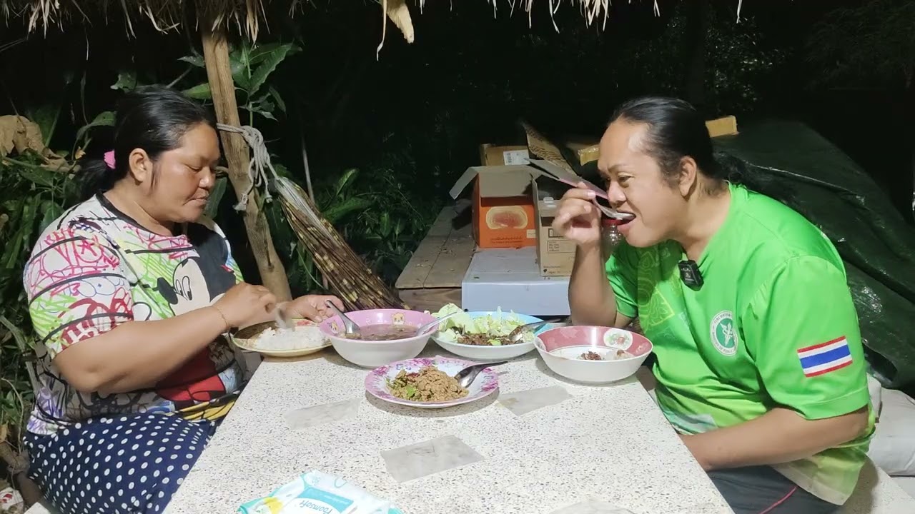Ep.1264 ไปตัดอ้อยกลับมากินข้าวได้ไม่เยอะเพราะพี่โยรู้สึกเหนื่อยๆ