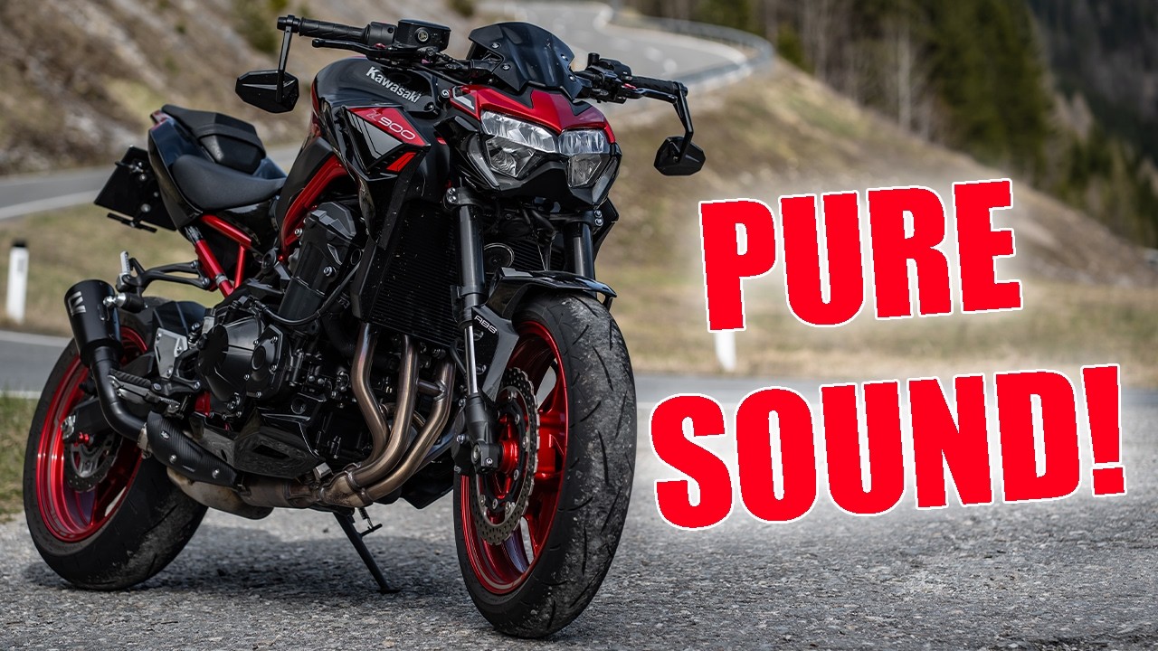 KAWASAKI Z900 - PURE EXHAUST SOUND! LEO VINCE LV10 Black! RAW/ASMR #z900 #kawasaki