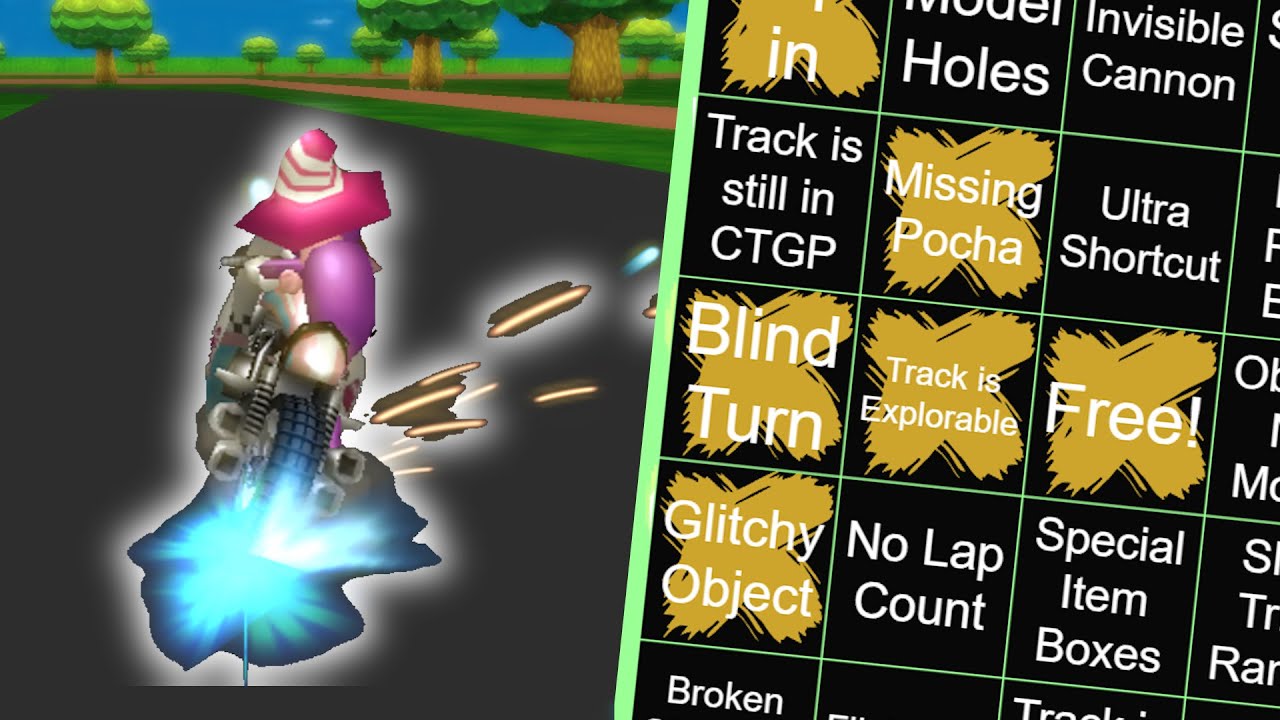 We Played Bingo With Old Mario Kart Wii Custom Tracks!